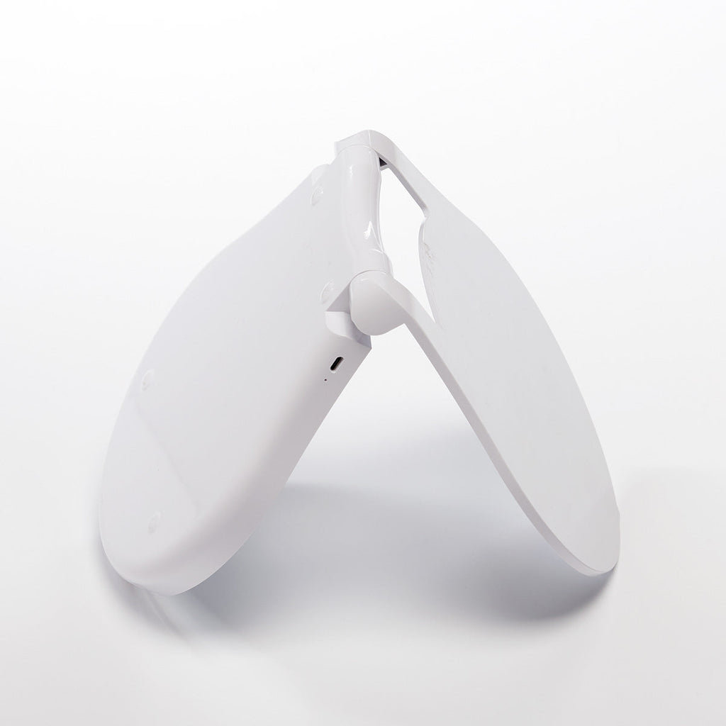 10X Lighted Folding Travel Mirror by Sharper Image